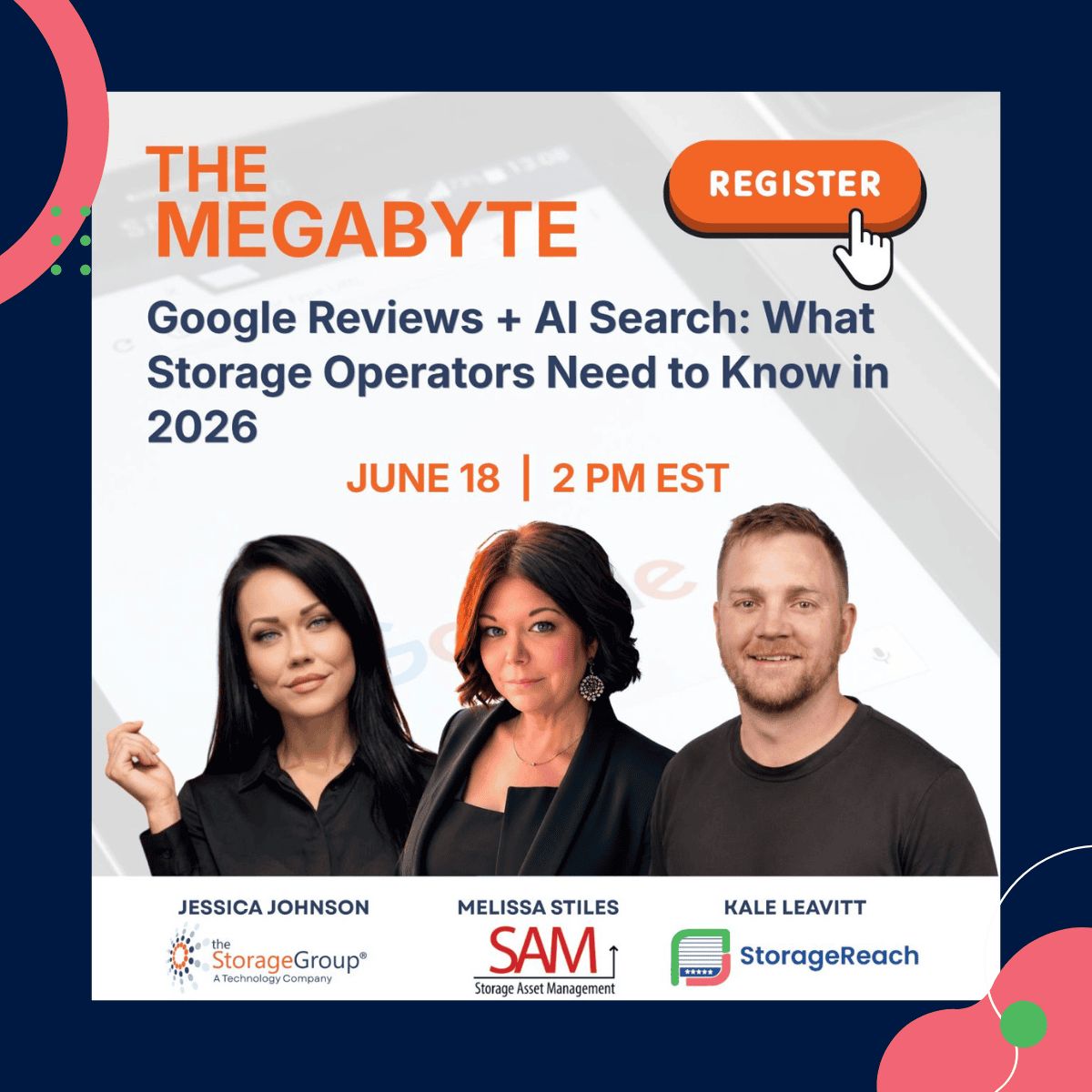 The Megabyte Webinar | Google Reviews + AI Search: What Storage Operators Need to Know in 2026 The Megabyte Webinar | Google Reviews + AI Search: What Storage Operators Need to Know in 2026